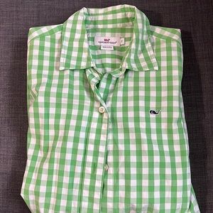 Vineyard vines green / plaid / gingham / women’s size 2